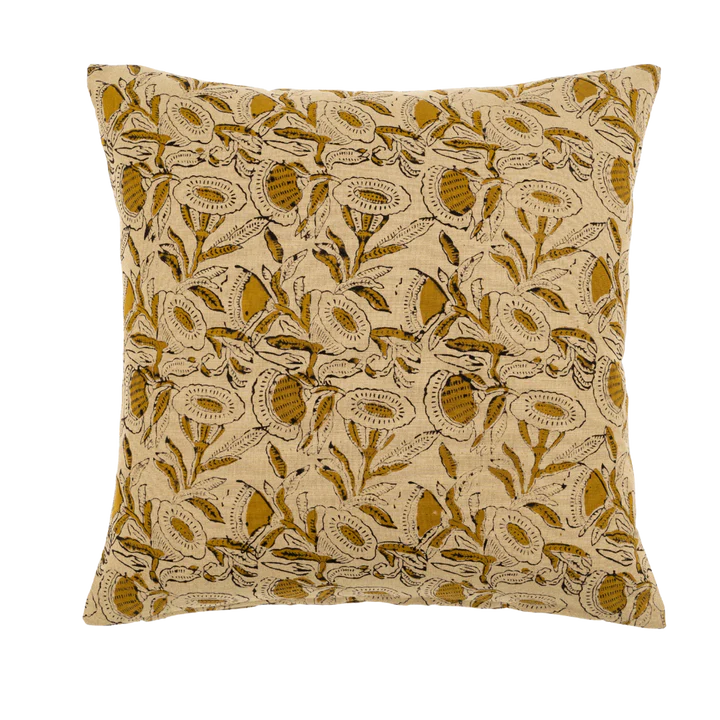 Anaya Block Print Pillow - 20"x20"