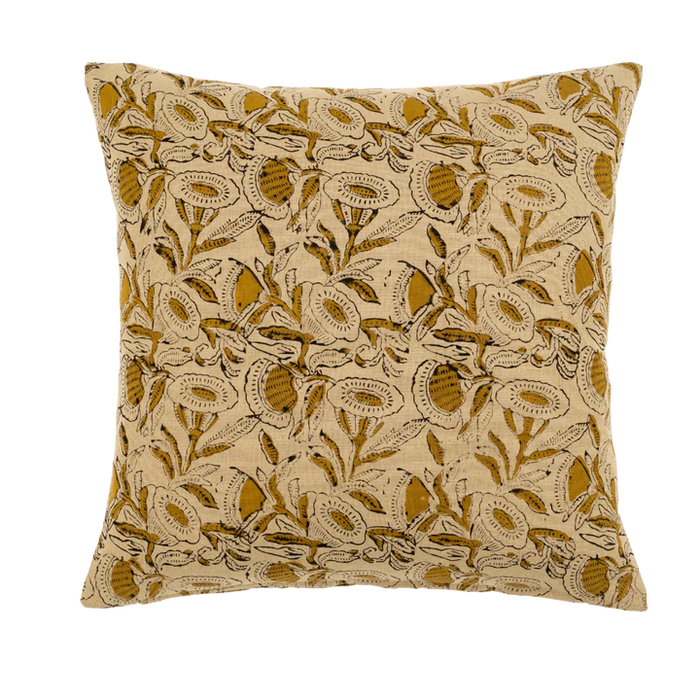 Anaya Block Print Pillow - 20"x20"