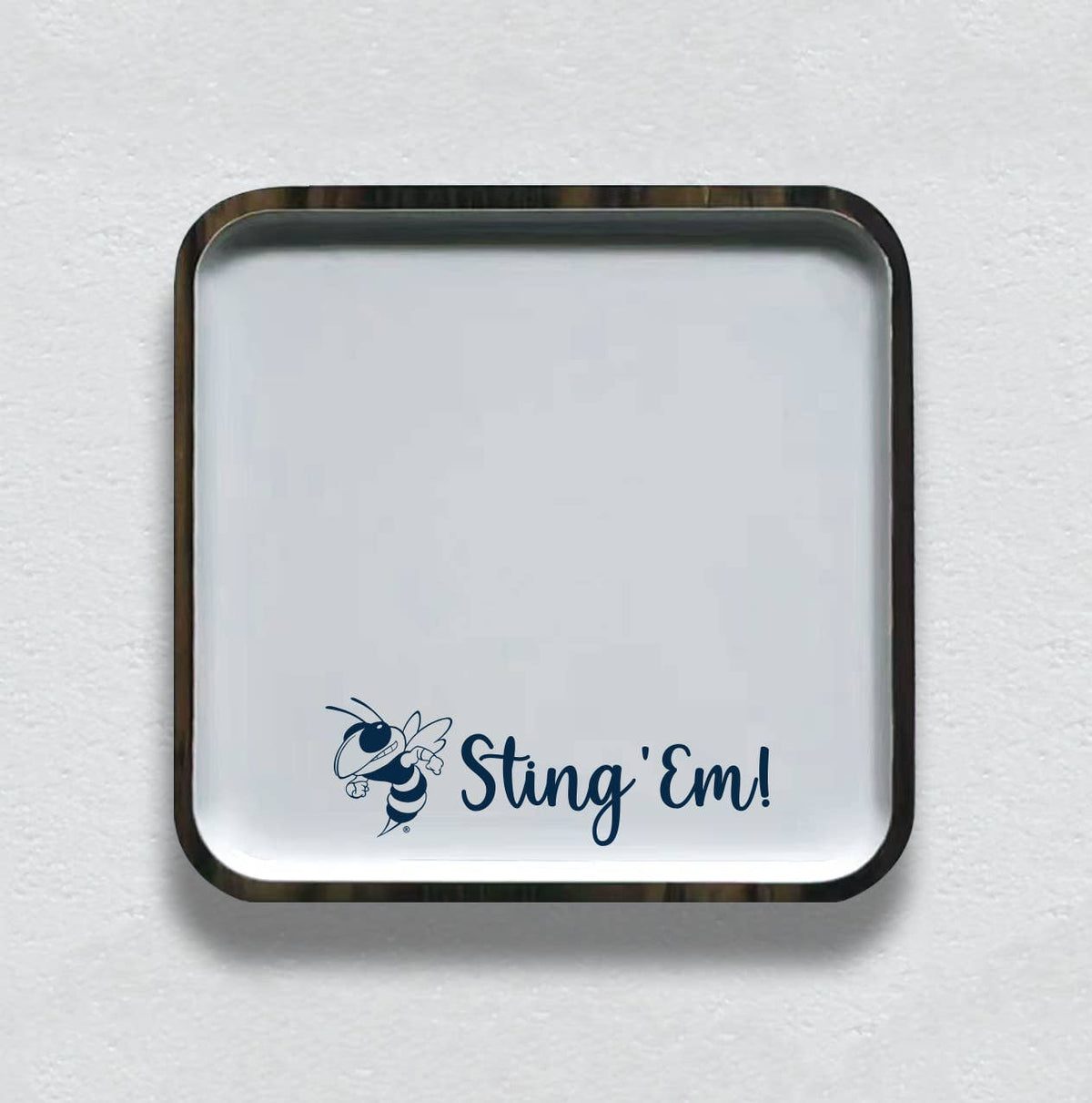 Georgia Tech Spirit Mango Wood Small Tray
