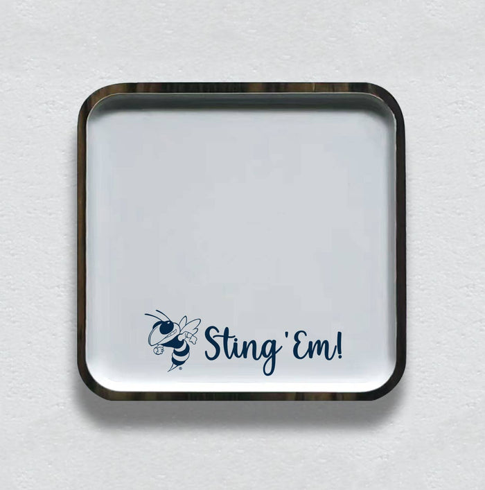Georgia Tech Spirit Mango Wood Small Tray