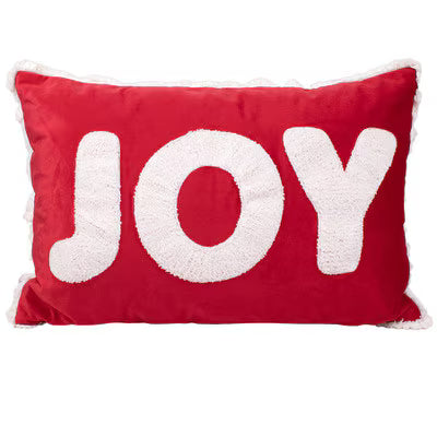 Joy Velvet Pillow - 18x12