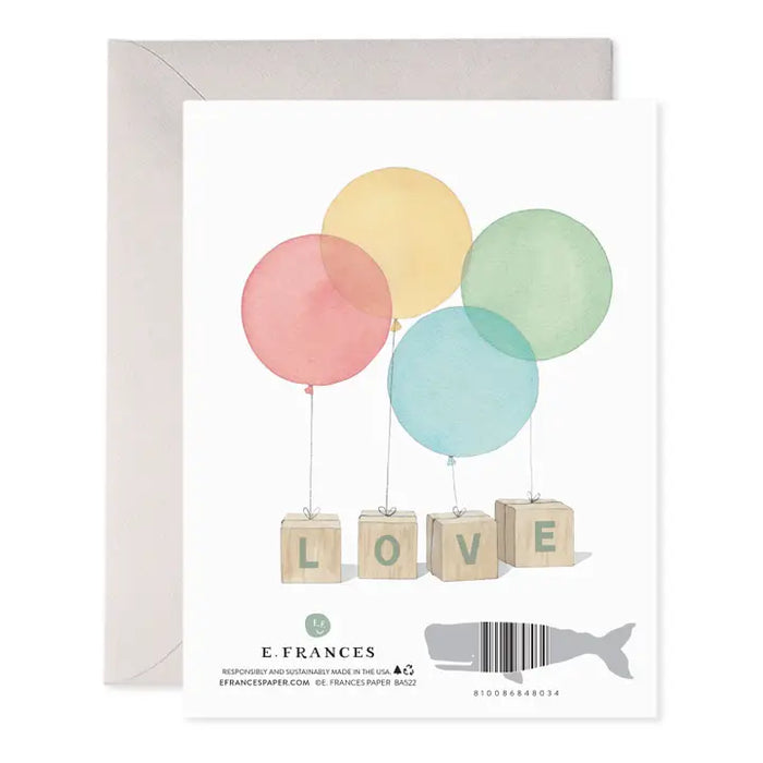 Baby Blocks | New Baby Card