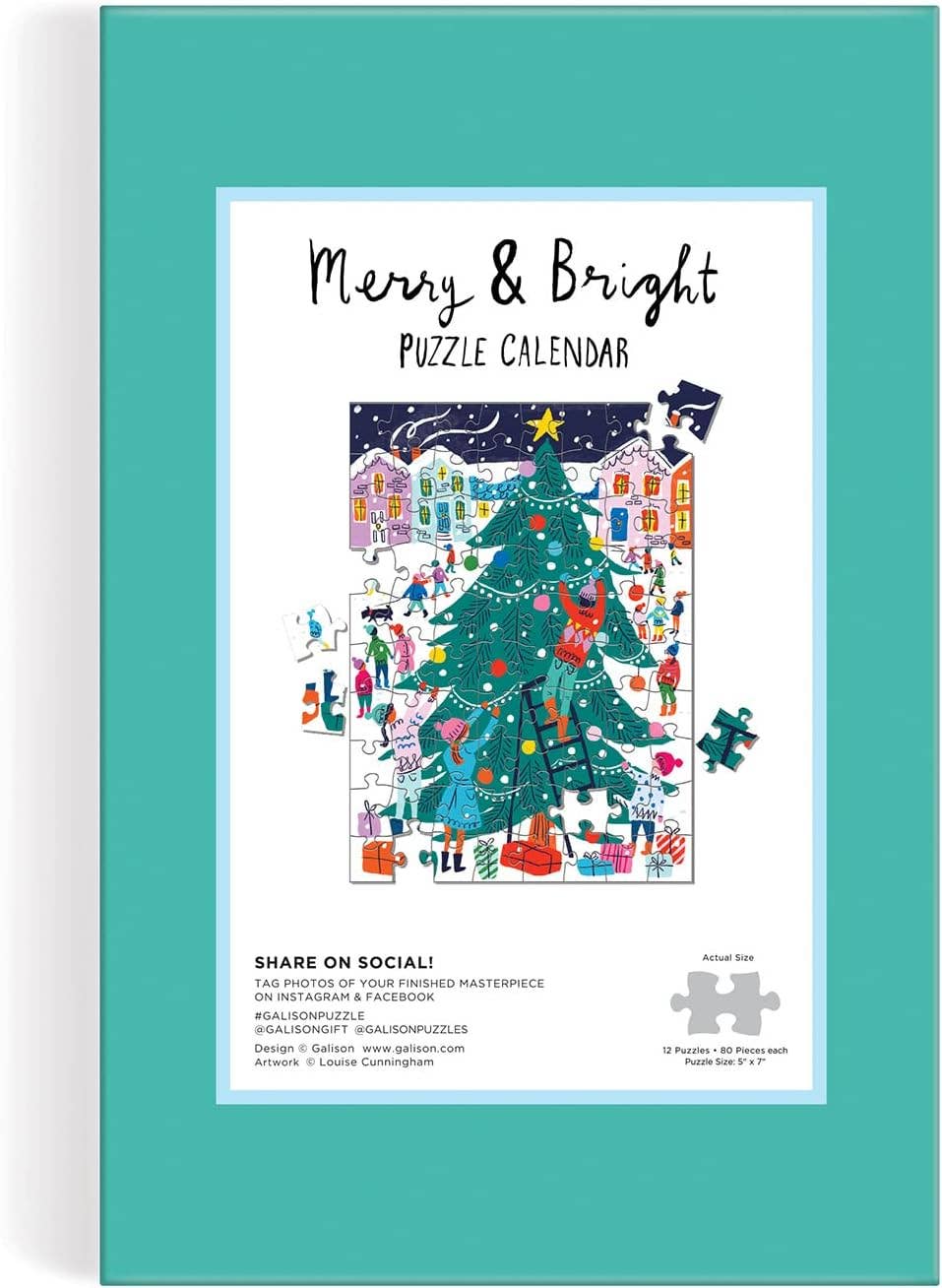 Merry and Bright Puzzle - 12 Days of Christmas Advent Puzzle