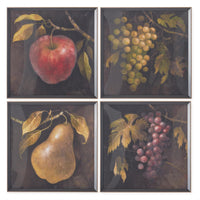 Black and Gold Fruit Print