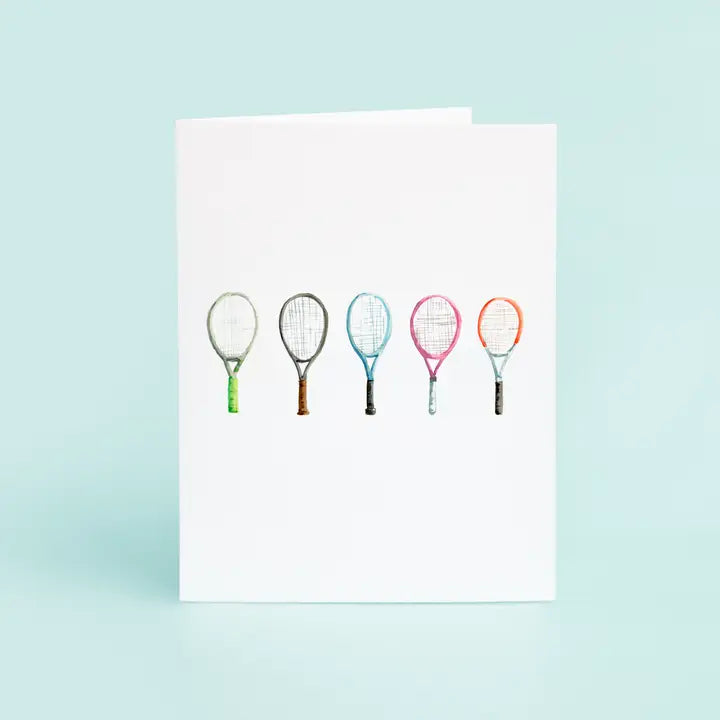Tennis Rackets Card