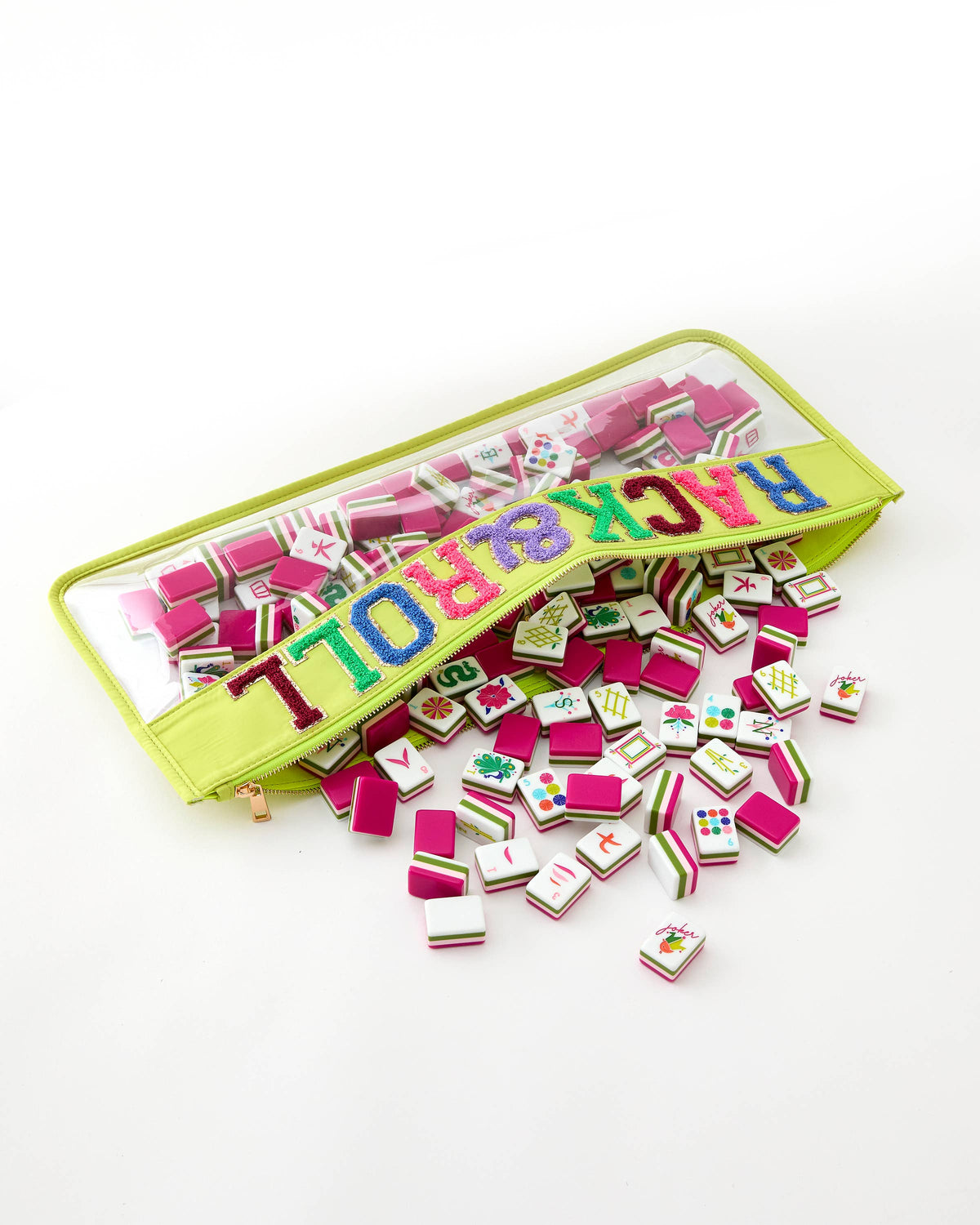 Yellow Rack & Roll Mahjong Bag