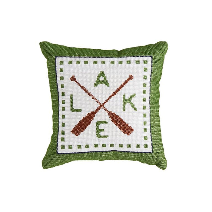 Lake Mini Embroidery Pillow