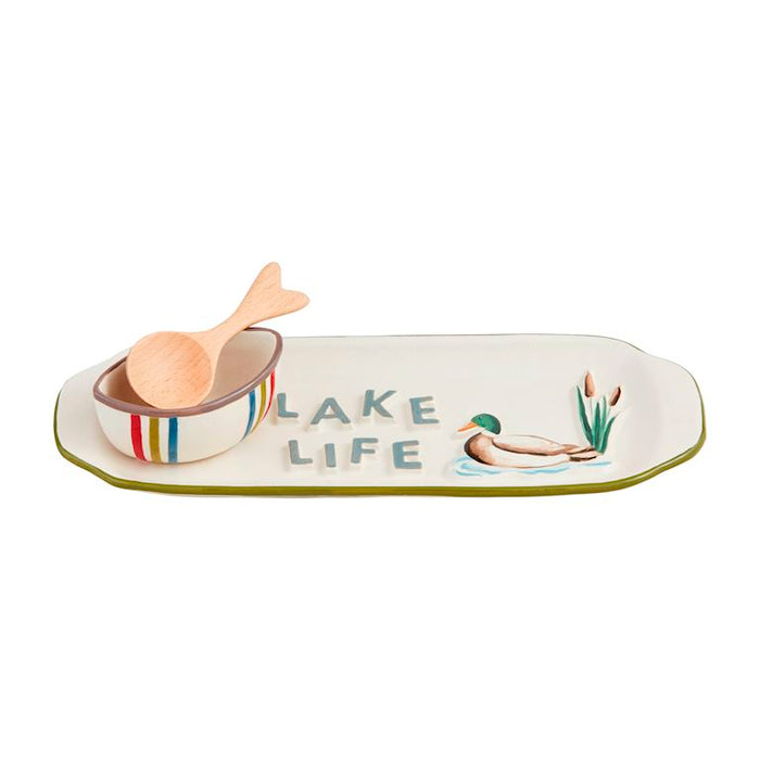 Lake Life Tray & Dip Set