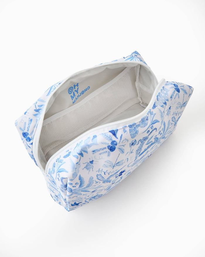 Blue Tile Storage Bag