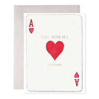 Aced It Congrats | Congratulations Card