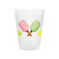 Pickleball Frosted Cups | Set of 6