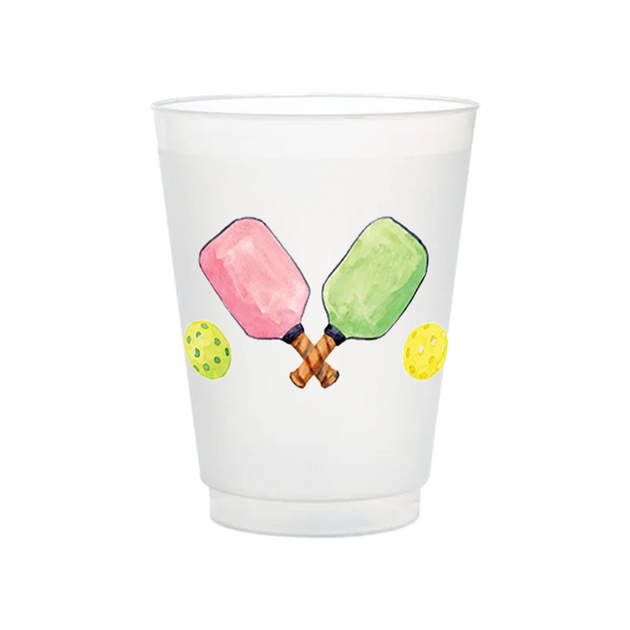Pickleball Frosted Cups | Set of 6