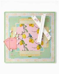 Mahjong Mat - Citrus Songbird