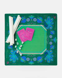 Mahjong Mat - Birdie Green