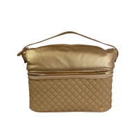 Stylist Travel Bag - Nude & Gold
