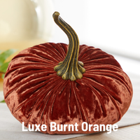 Large Velvet Pumpkins