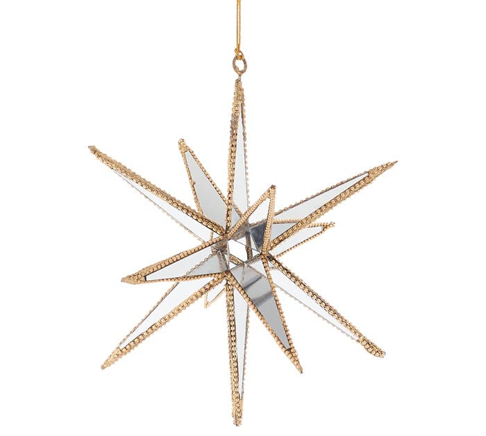 Large Mirrored Starburst Ornament