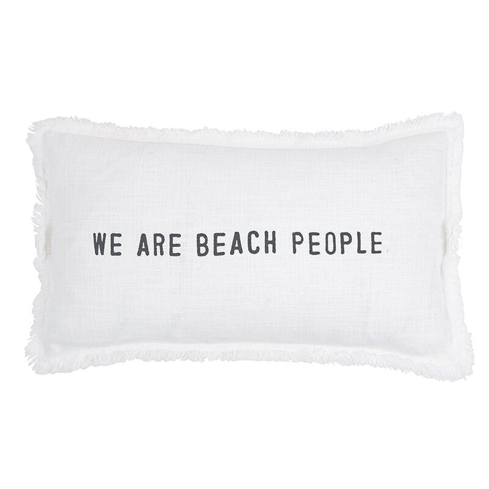 We Are Beach People Pillow