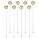 Jingle Bell Stir Sticks - Gold
