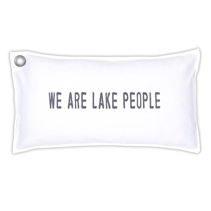 We Are Lake People - Lumbar Pillow