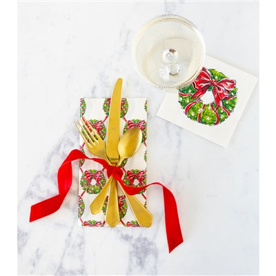Holiday Wreath Napkins