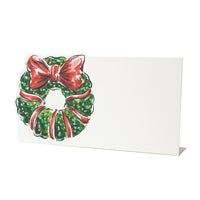 Holiday Wreath Place Card
