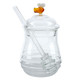 Glass Honey Jar + Dipper