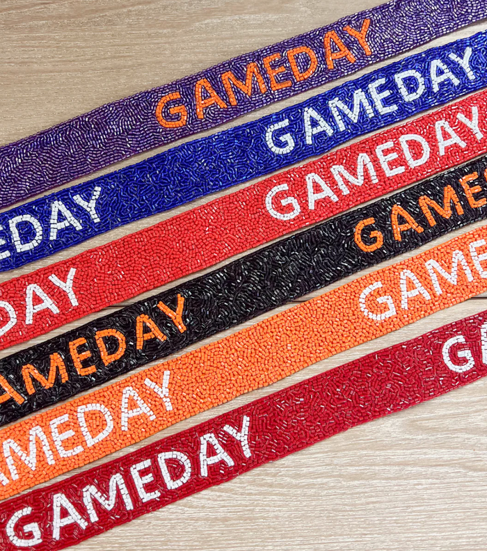 Game Day Beaded Straps