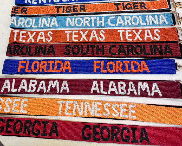 College Beaded Purse Straps