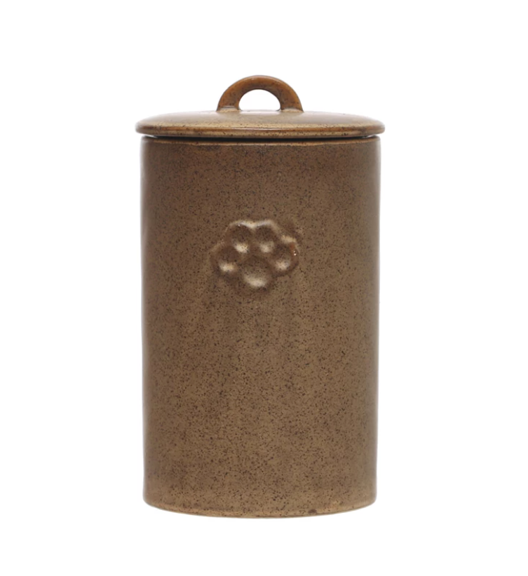 Stoneware Treat Jar