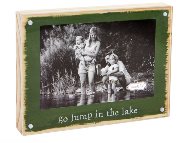 Go Jump In The Lake Magnet Frame