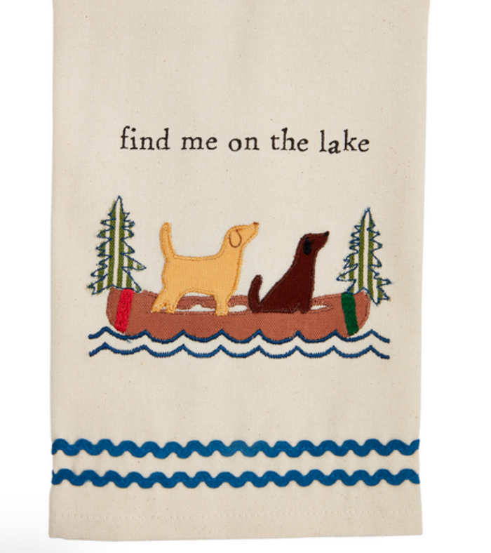 Find Me On The Lake Hand Towel