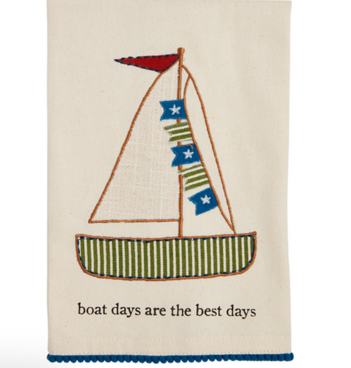 Boat Days Hand Towel