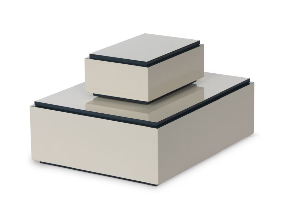 Lacquered Decorative Boxes, Set of 2