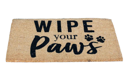 Wipe Your Paws Coir Doormat