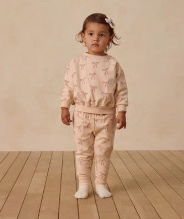 Relaxed Fleece Sweatpant || Red Bows