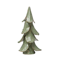 Handmade Stoneware Tree, Reactive Glaze