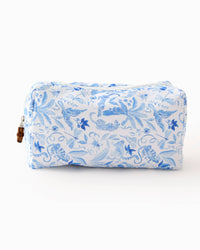 Blue Tile Storage Bag