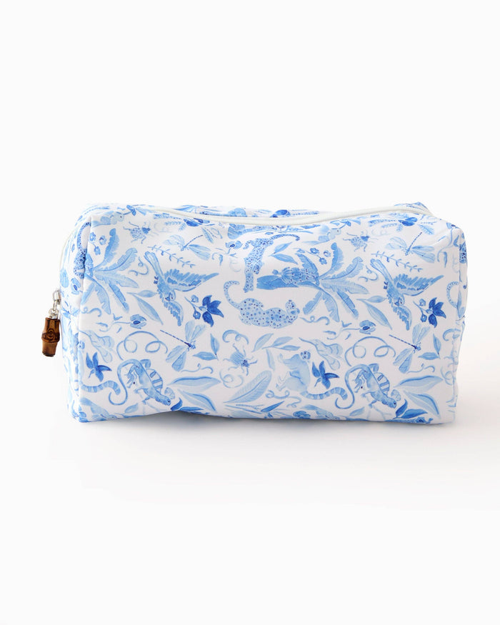 Blue Tile Storage Bag