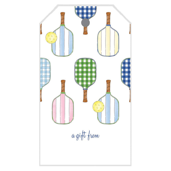 Preppy Pickleball Gift Tags