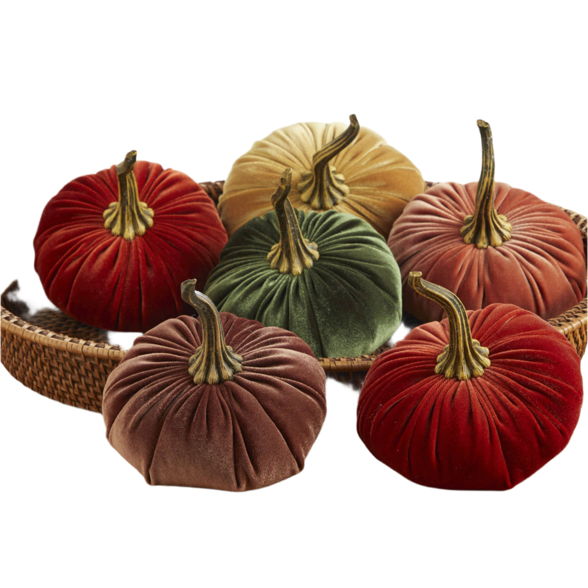 Large Velvet Pumpkins