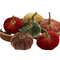 Large Velvet Pumpkins