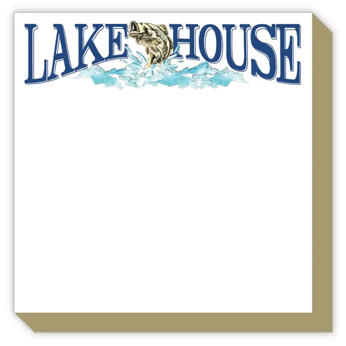 LAKE HOUSE w/Fish Luxe Notepad