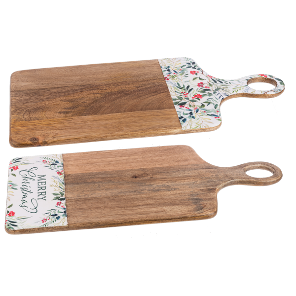 Holiday Botanical Cutting Board