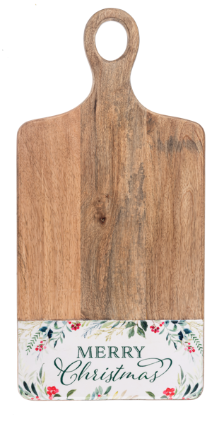 Holiday Botanical Cutting Board