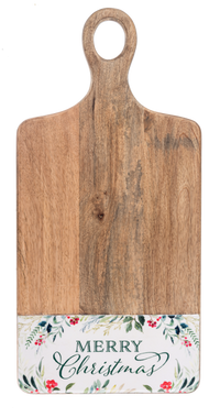 Holiday Botanical Cutting Board