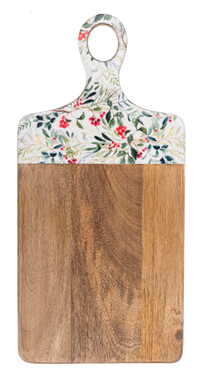 Holiday Botanical Cutting Board