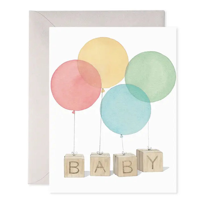 Baby Blocks | New Baby Card