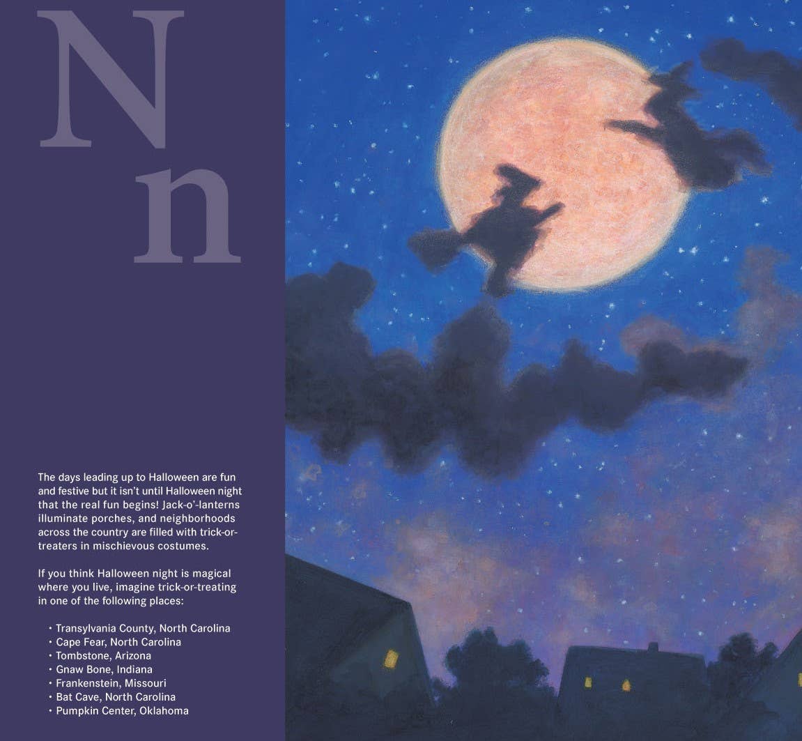 J is for Jack-O-Lantern: A Halloween Alphabet Picture Book