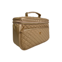 Classic Train Case - Nude & Gold